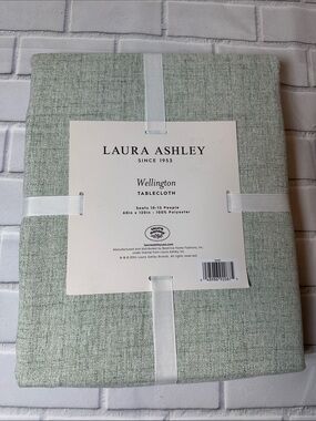 Laura Ashley Sage Green Wellington Tablecloth